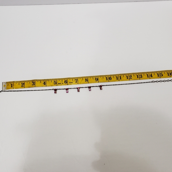 Givenchy Necklace with Red Crystals - Picture 7 of 7